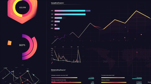 Interface de usuário de toque gráfico virtual futurista HUD Para design web e interface de aplicação