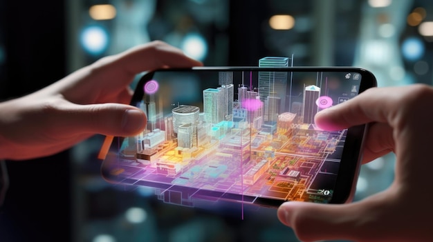 Las interfaces de AR Agipowered pueden generar y actualizar mapas del entorno de los usuarios en tiempo real.