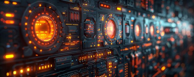 Interfaces retrofuturistas que se fusionan con el papel pintado pasado