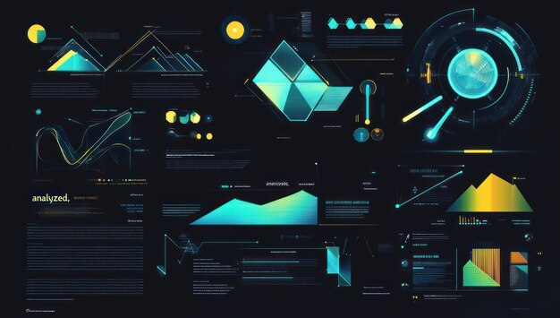 Interfaz de análisis de datos futuristas