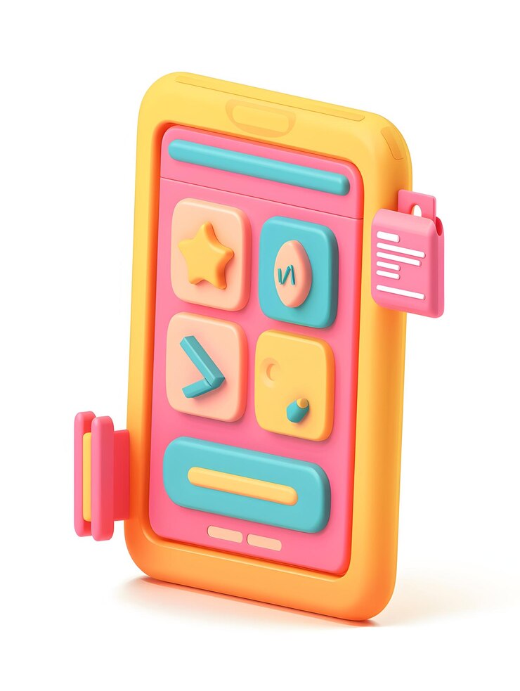 Foto interfaz de aplicación de verificación de tableta para el concepto de icono plano 3d en fondo blanco