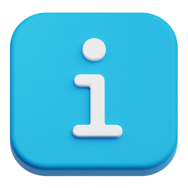 interfaz de usuario de la aplicación icono 3D aislado en el fondo blanco