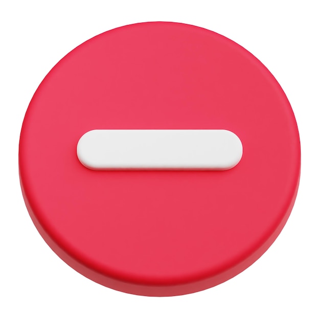 interfaz de usuario de la aplicación icono 3D aislado en el fondo blanco