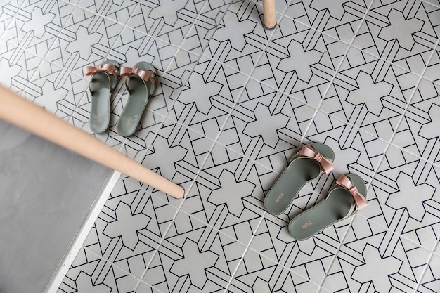Interieur einer modernen offenen Wohnung