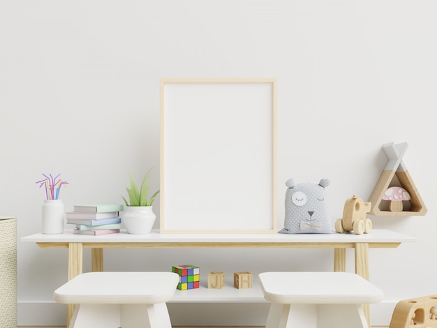 Interieur, kinderzimmer, wandleerrahmen, kinderzimmer.