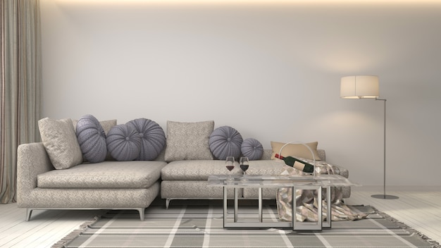 Interieur mit Sofa