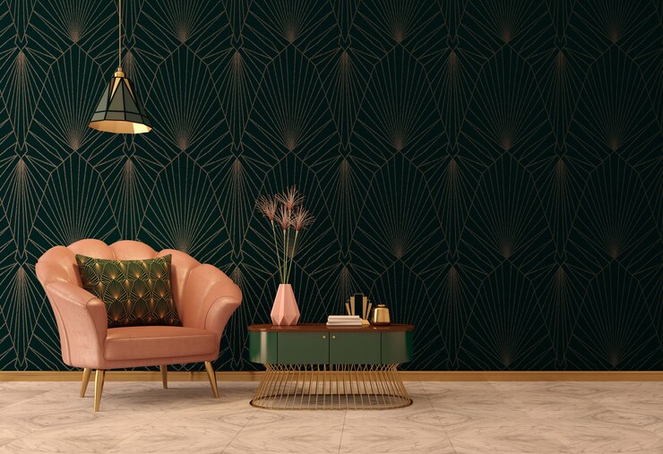Interior Art Deco en estilo clásico