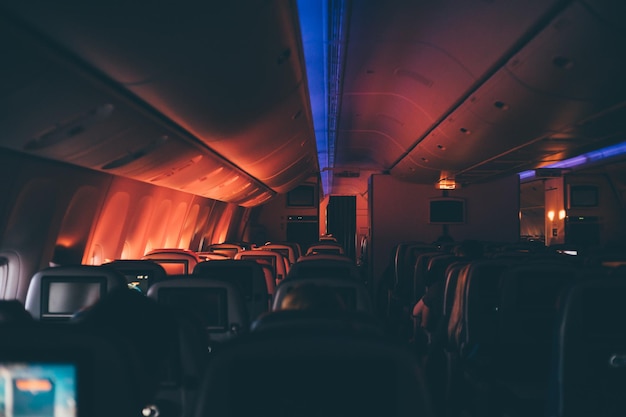 Interior del avión