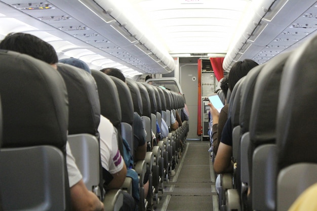 Interior del avión