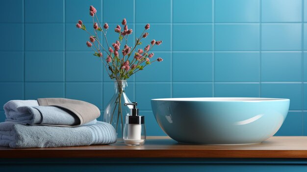 interior de un baño moderno con un cómodo lavabo