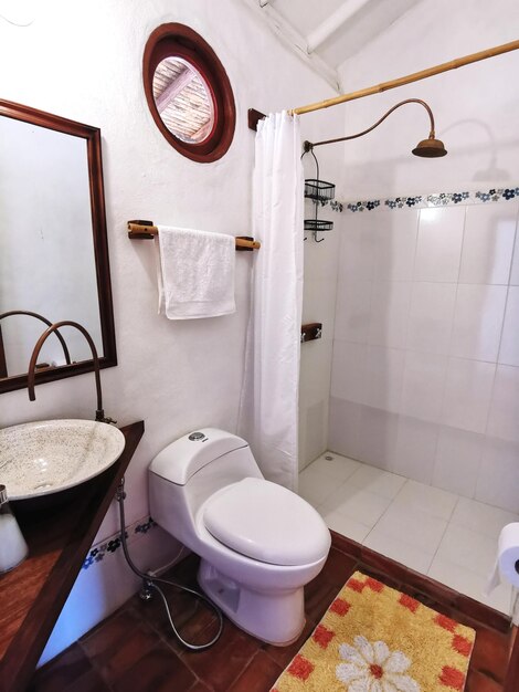 Foto interior del baño