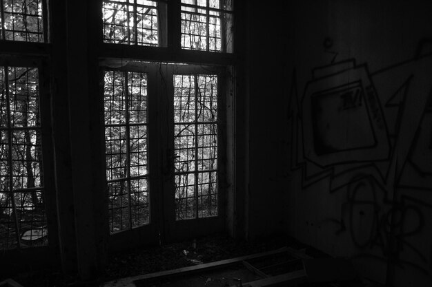 Interior de una casa abandonada