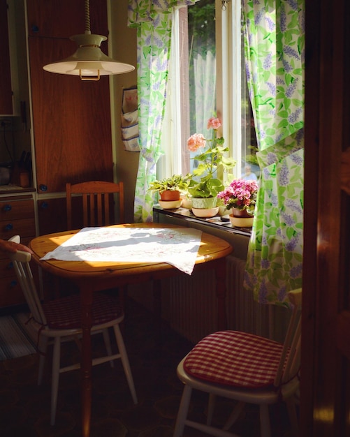 El interior de la casa