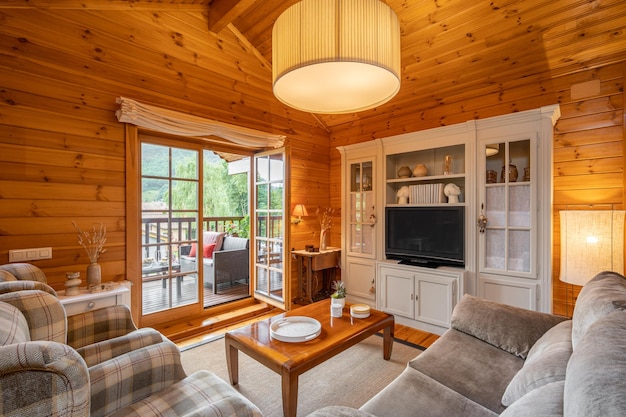 El interior de la casa