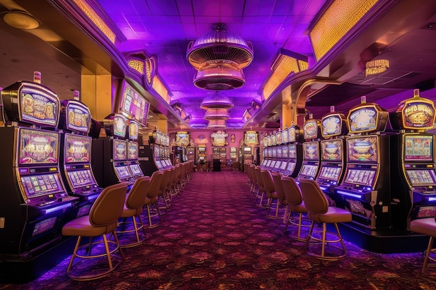 Interior del casino Generar Ai