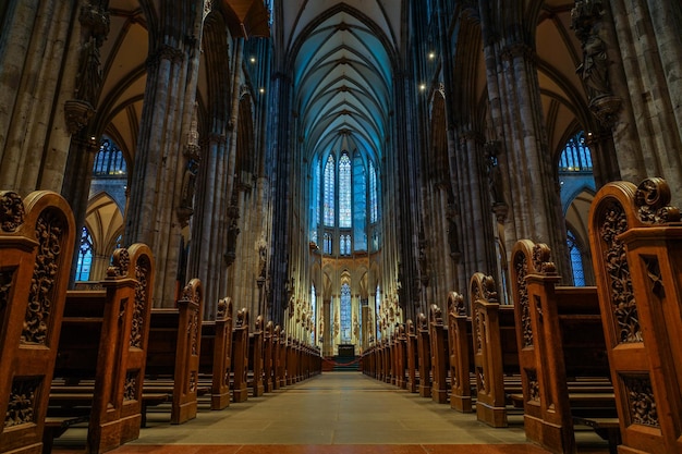 El interior de la catedral