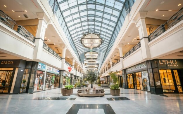 Foto interior del centro comercial