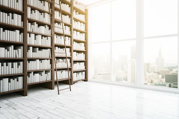 Interior da biblioteca