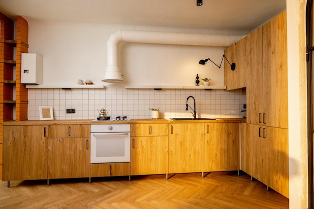 Interior da cozinha elegante