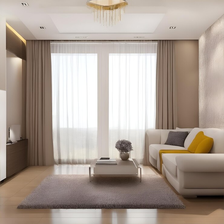interior da sala de estar lindo design