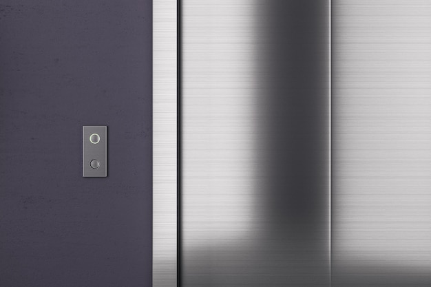 Interior de escritório limpo com elevador