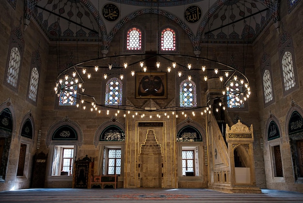 interior de uma mesquita