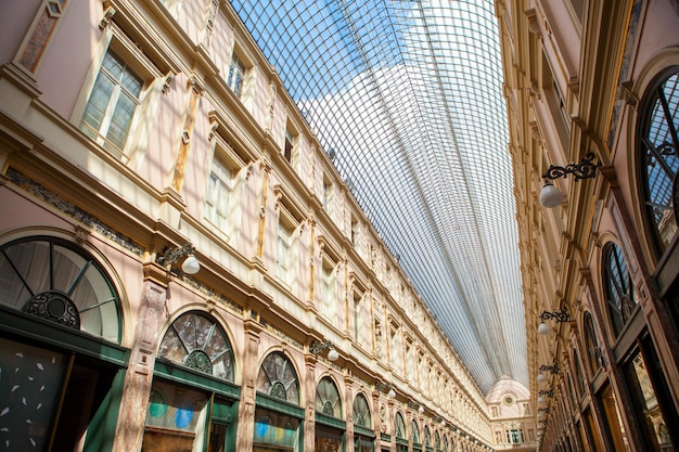 Interior do centro comercial em bruxelas. bélgica