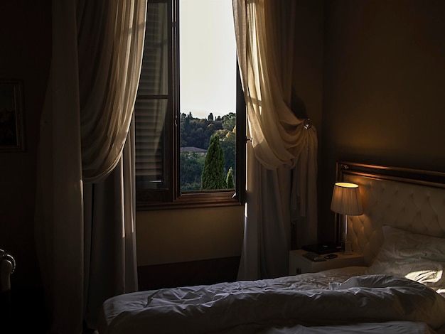 El interior del dormitorio