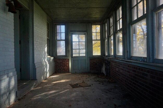 Interior de un edificio abandonado