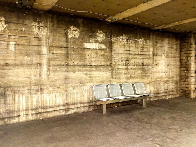 Interior del edificio abandonado