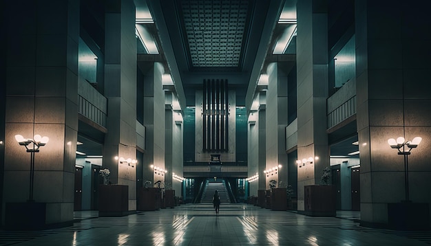 Interior del edificio IA Generativa Metropolitana