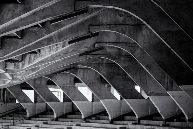 Foto el interior del estadio vacío