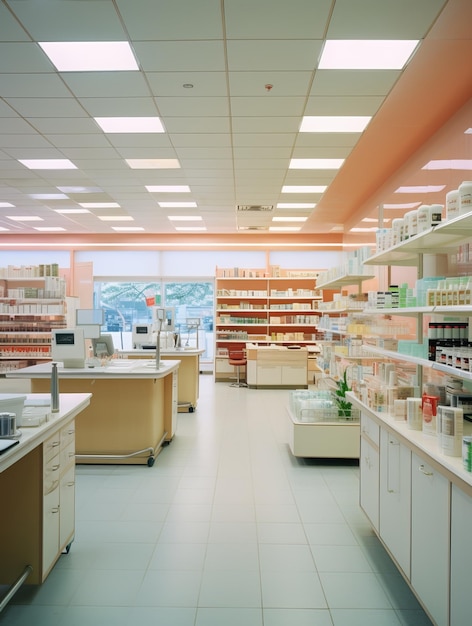 Interior de una farmacia WellLit