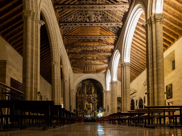 Interior en una iglesia de Luque en Cordoba