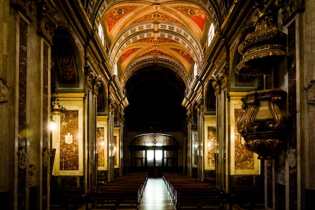 Interior de la iglesia