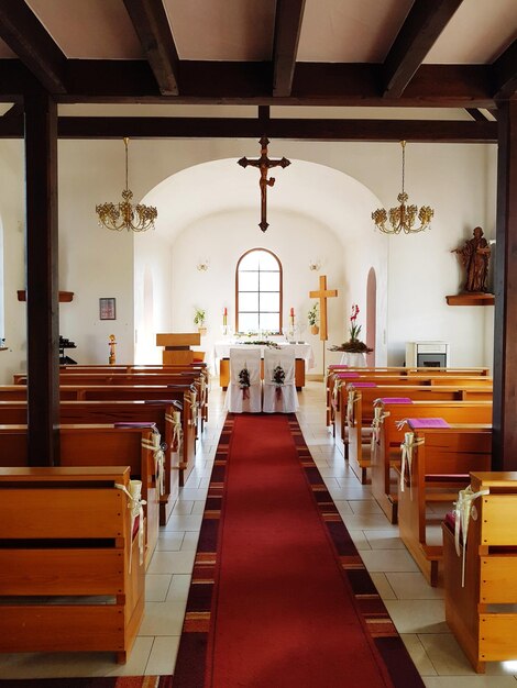 Foto interior de la iglesia