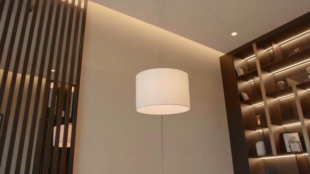 Interior de lujo de la habitación con estantería imágenes de stock hermoso diseño de muebles con estilo en el moderno