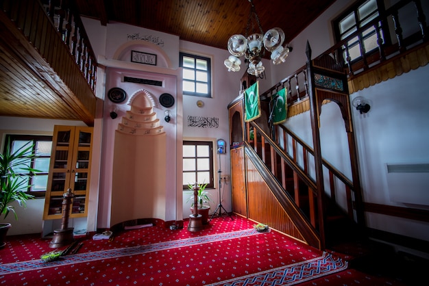 Interior de la mezquita