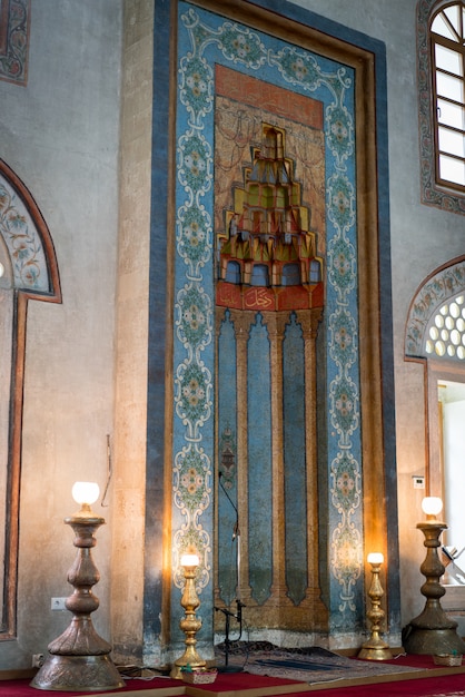 Interior de la mezquita