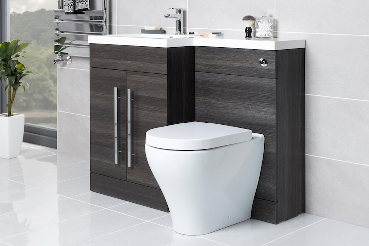 Foto interior moderno del cuarto de baño