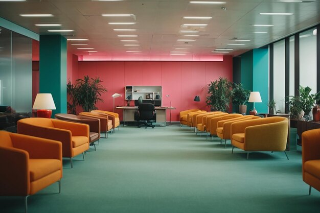 Interior moderno do escritório
