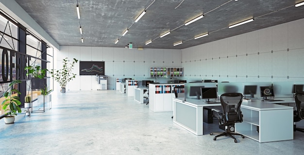 Interior moderno de la oficina