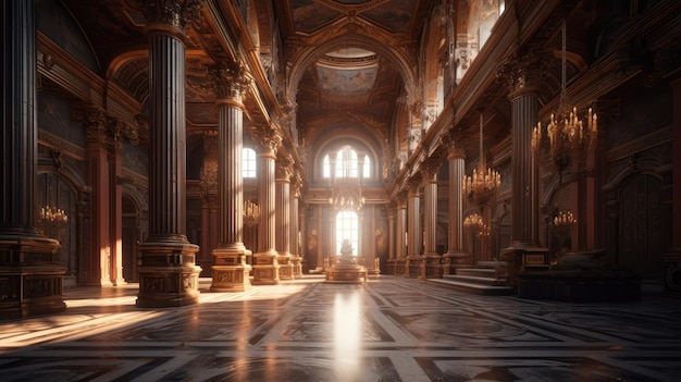 El interior del palacio de los dux
