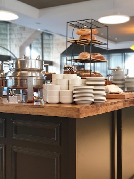 El interior del restaurante