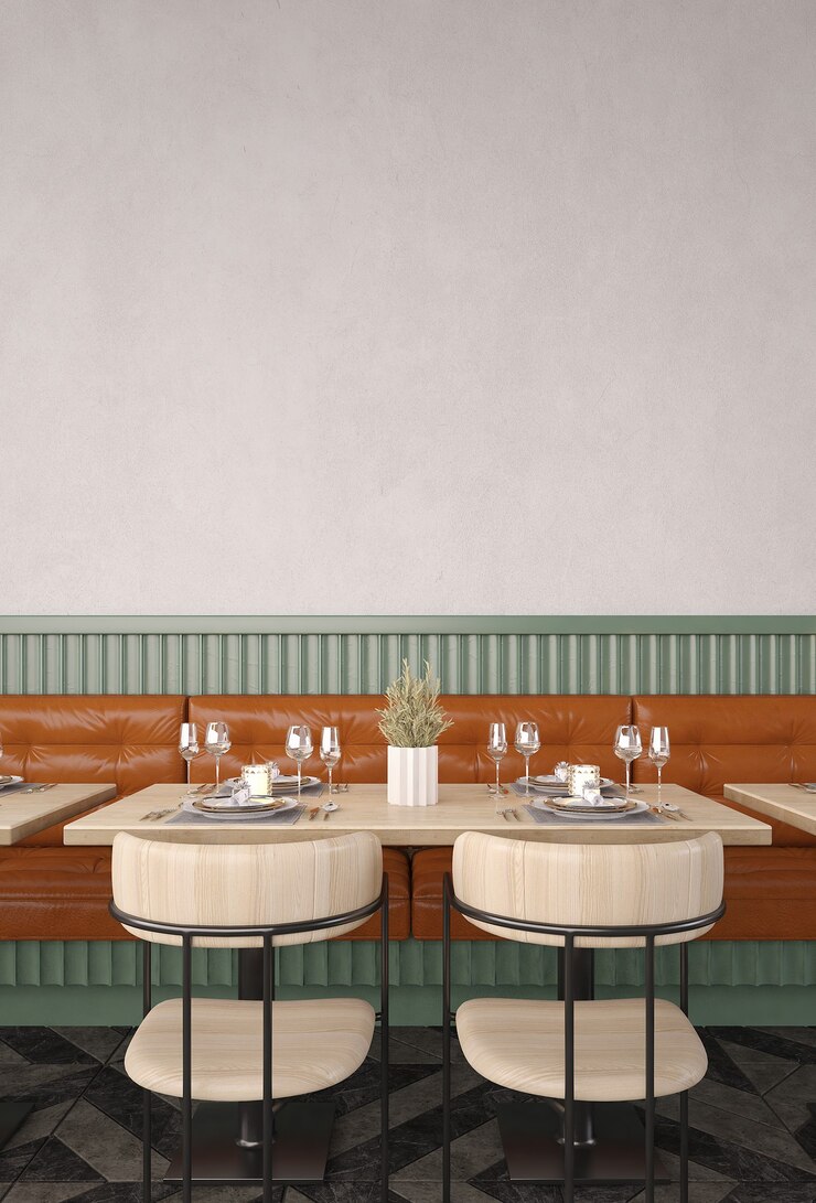 Interior del restaurante.