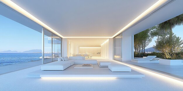 Interior de la sala de estar.