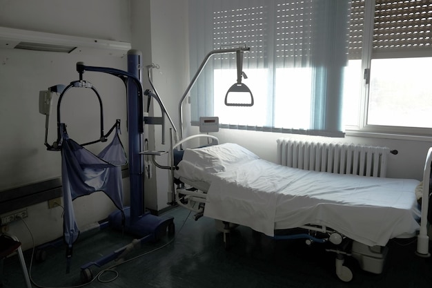 Interior de la sala del hospital