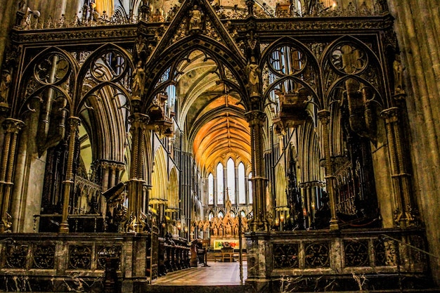 Foto el interior del templo