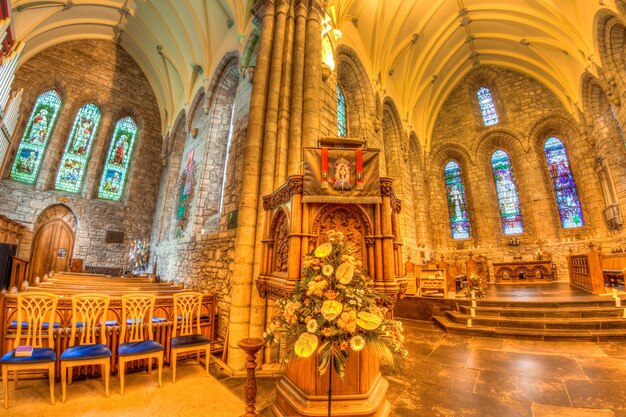 Foto el interior del templo