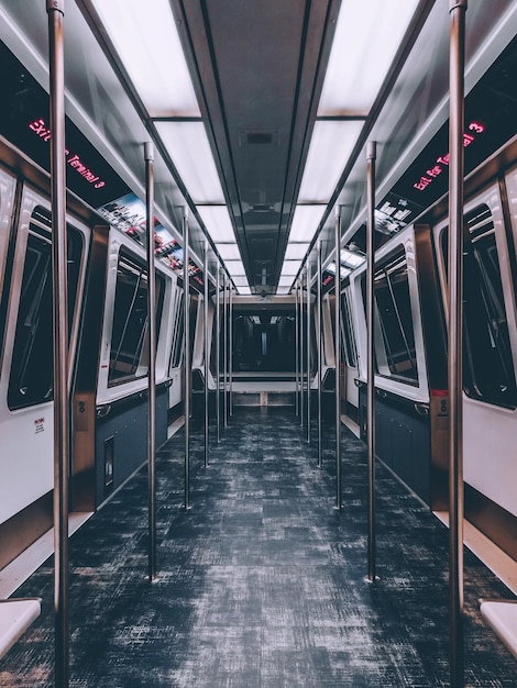 Foto interior del tren